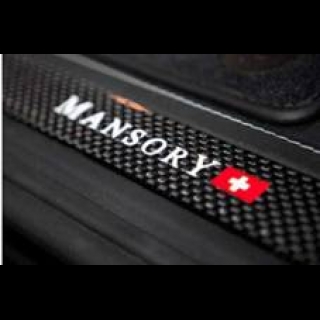 Накладки на пороги с подсветкой с логотипом MANSORY 