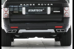 STARTECH накладка на задний бампер с выхлопными насадками